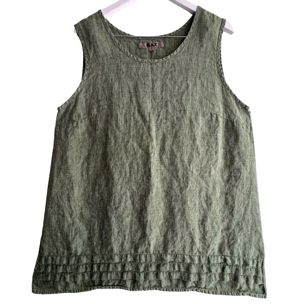Flax Green Tank Top